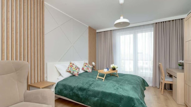 2 slaapkamers, een strijkplank/strijkijzer, wifi, beddengoed