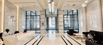 Upscale Apartment at Oval Tower Near Downtown with Balcony and Parking by Belvilla