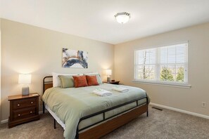 2 soveværelser, skrivebord, strygejern/strygebræt, Wi-Fi