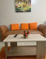 Comfort Condo, 1 Bedroom, Kitchen, Ocean View | Living area | 32-inch Smart TV with digital channels, Netflix, streaming services