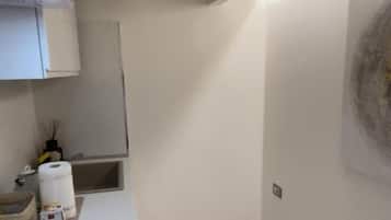 Business Apartment | Private kitchen | Full-sized fridge, espresso maker, electric kettle