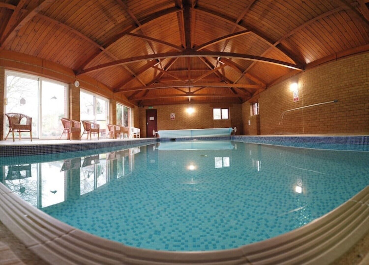 Indoor pool, a heated pool
