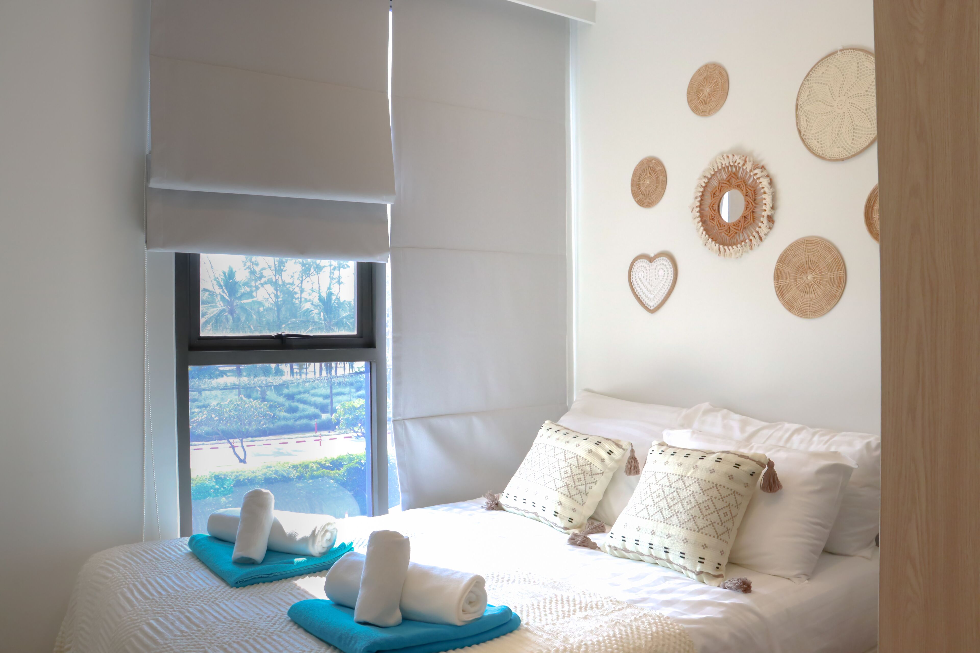 Departamento Deluxe, 2 habitaciones | Caja de seguridad en la habitación y cortinas blackout 