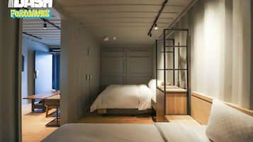 Down comforters, desk, free WiFi
