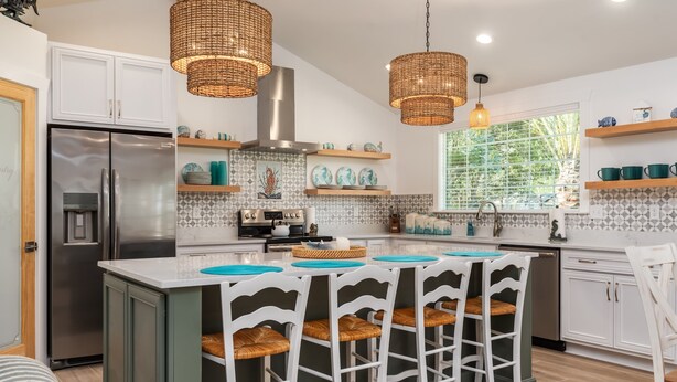 Rumah, 3 kamar tidur | Dapur pribadi | Lemari es