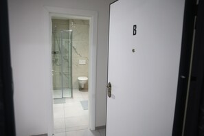 Towels, soap, toilet paper