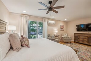 4 habitaciones, tabla de planchar con plancha, internet y ropa de cama 