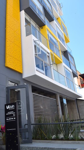 Fassade der Unterkunft