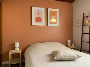 3 bedrooms, iron/ironing board, bed sheets - Maison de Vacances en Plein Cœur de La Palmyre (Les Mathes)