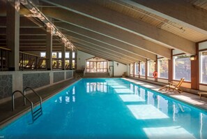 Indoor pool, a heated pool