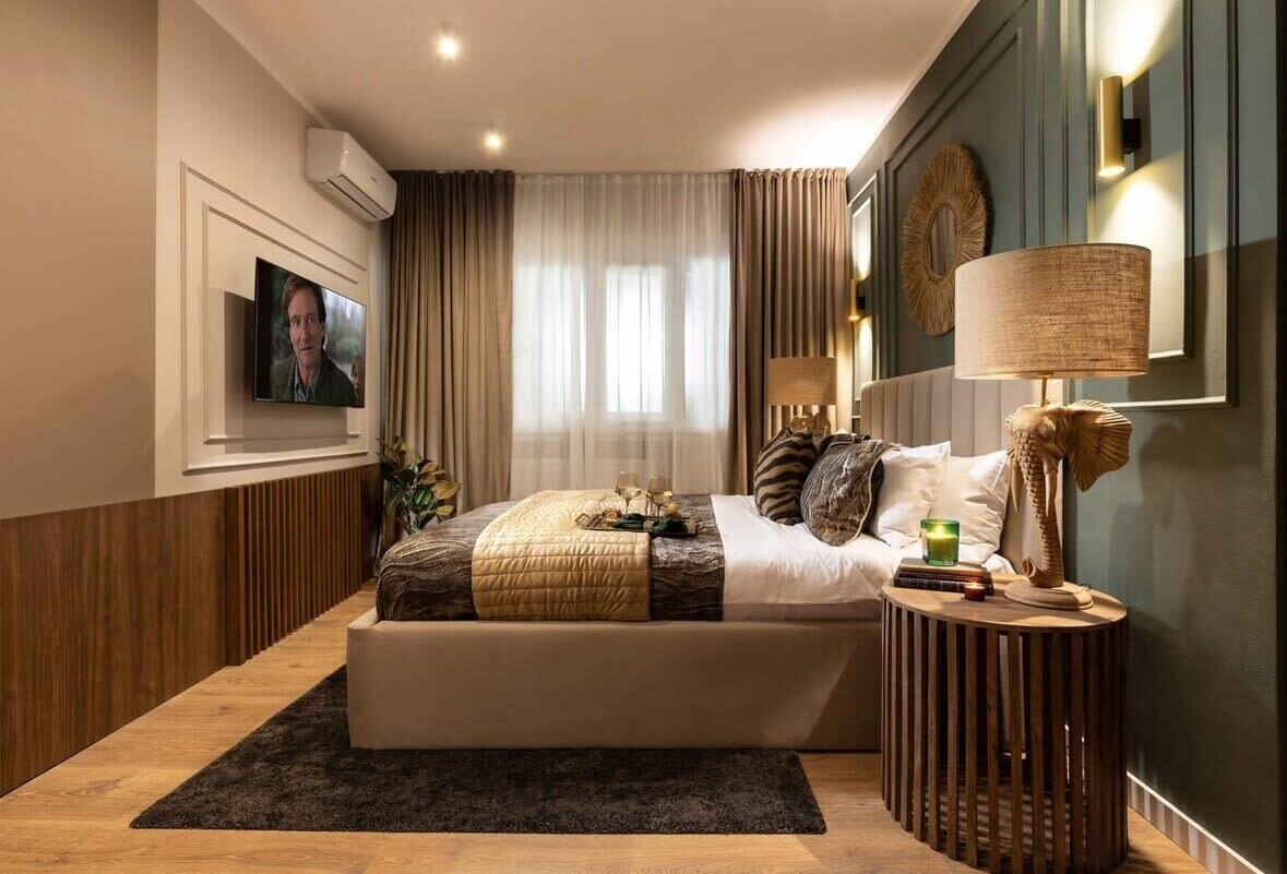 2 habitaciones, escritorio, tabla de planchar con plancha y wifi 