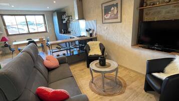 Télévision, lecteur de DVD, livres, vidéothÚque