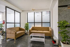 Sitteområde i lobbyen