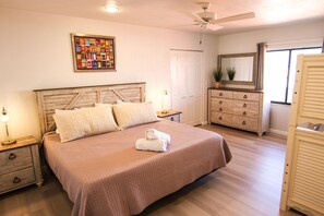 4 bedrooms, desk, iron/ironing board, free WiFi
