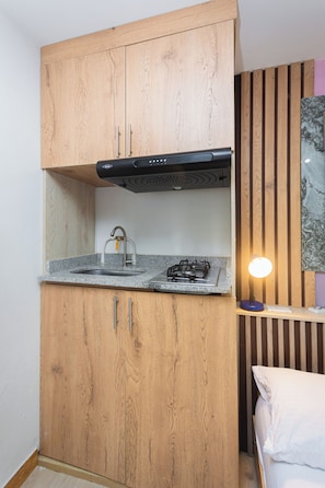 Chambre Standard double | Cuisine privée | Réfrigérateur, lave-vaisselle