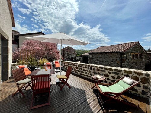 La terrasse de Cheyrac, havre de paix