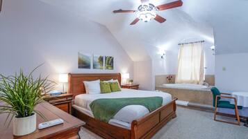 1 chambre, fer et planche Ă repasser, Wi-Fi gratuit, draps fournis