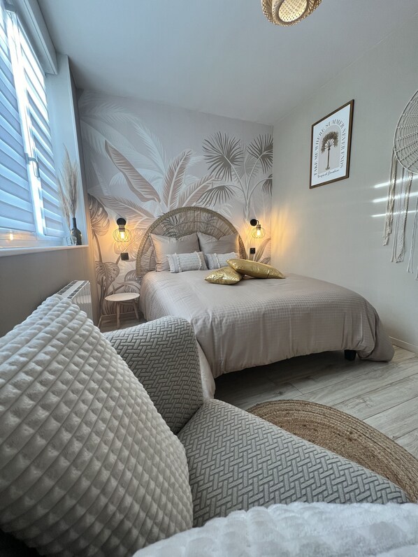 1 Schlafzimmer, Bügeleisen/Bügelbrett, Reisekinderbett, kostenloses WLAN