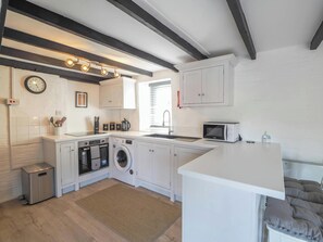 Fridge, microwave, cookware/dishes/utensils - The Coach House, Newcastle Emlyn (Newcastle Emlyn)