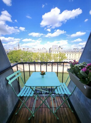 Outdoor dining - Notre Dame and Seine River View (Paris)