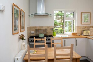 Fridge, microwave, toaster, high chair