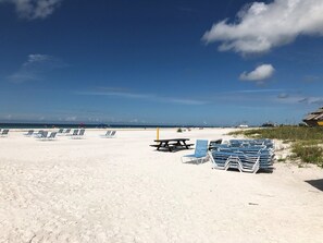 Tæt på stranden