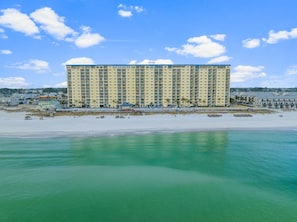 Accommodatie ligt op het strand