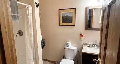 Newly Remodeled Motel Room with 1 Queen Bed, Bathroom with shower. Mini Fridge, Coffee Maker. Situated close to the General Store in Silver Gate, MT