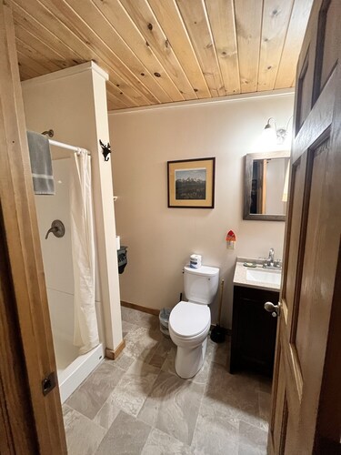 Newly Remodeled Motel Room with 1 Queen Bed, Bathroom with shower. Mini Fridge, Coffee Maker. Situated close to the General Store in Silver Gate, MT
