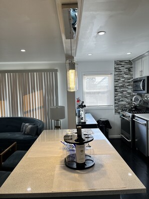 Interior - Luxury 2BR: Prime Location, Clean Smart Home, NYC Access, Free Parking (Jersey City)