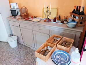 Petit déjeuner continental compris tous les jours