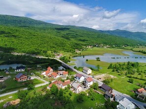 Aerial view - Apartments Jezerane - Four Bedroom Apartment with Balcony (Jezerane)