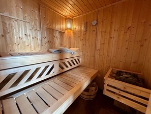 Sauna - Ferienhaus " To Huus ", 6 Pers., 3 Schlafzimmer, Kamin, Sauna, Wlan (Rosenhagen)