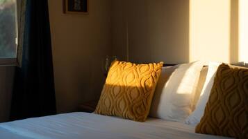 Desk, iron/ironing board, travel crib, free WiFi
