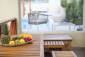 Outdoor dining - Villa Para Capacidad DE 10 Personas EN Oferta DE Semana Santa (Punta Cana)