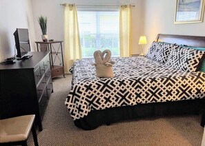4 habitaciones, tabla de planchar con plancha y cuna de viaje 