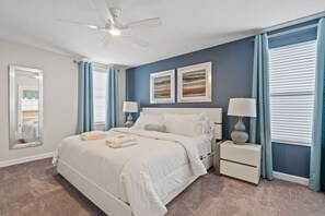 5 bedrooms, iron/ironing board, travel crib, WiFi