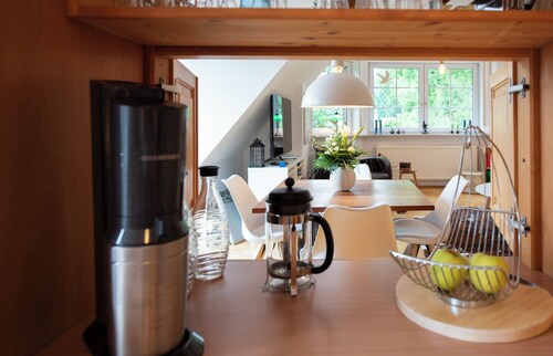 Heideidyll - Wohnung mit WLAN, Balkon, Grill & Garage im Grünen