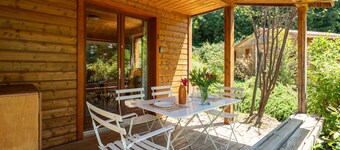 Chalet 'Gite Sariette' with Shared Pool, Private Terrace and Wi-Fi