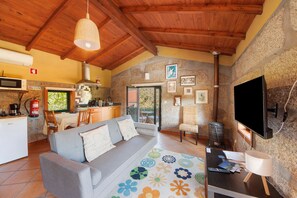 TV - Apartment 'Casa De Andrães Loft Heras' with Shared Pool, Wi-Fi and Air Conditioning (Marco de Canaveses)