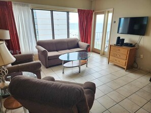 TV - Cozy Ocean View 1 Bedroom Condo - Palace Resort Unit 510 (Myrtle Beach)