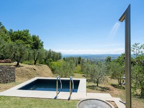 Pool - Stunning private villa for 3 guests with WIFI, private pool, TV, terrace and pets allowed (Castiglion Fiorentino)