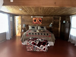 1 slaapkamer, een strijkplank/strijkijzer, gratis wifi, beddengoed