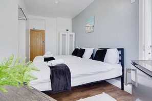 Premium Triple Room, City View | Premium bedding, down comforters, memory foam beds, desk - Azure Beach Hotel (Bournemouth)