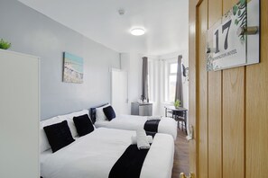 Premium Triple Room, City View | Premium bedding, down comforters, memory foam beds, desk - Azure Beach Hotel (Bournemouth)