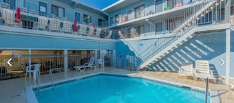 The convenience of a beautiful Condo, less than two blocks from the beach.