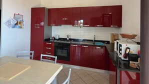 Coffee/tea maker, fridge, microwave, oven - Panoramic Sea view Deluxe Apartment in Joppolo (Joppolo)