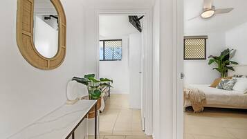 2 makuuhuonetta, vuodevaatteet