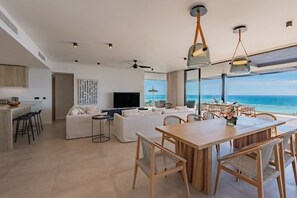 Legend Oceanview Penthouse | Living area - Legend Hill Residences & Spa (Black River)