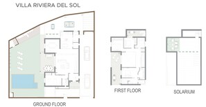 Floor plan - EXQUISITE VILLA WITH A PRIVATE POOL AND JACUZZI, LA CALA DE MIJAS (Mijas)